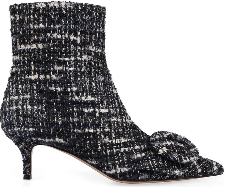 Gianvito Rossi Fabric Ankle Boots
