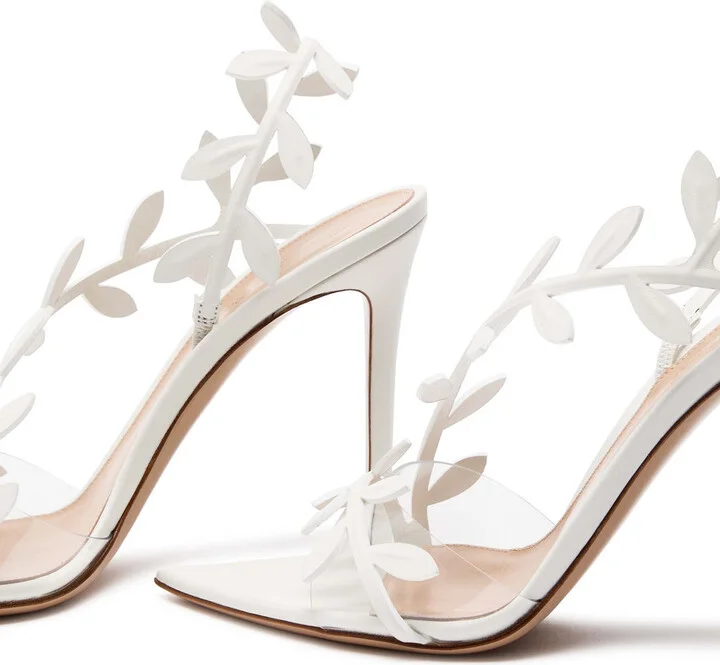 Gianvito Rossi Flavia 105 Embellished Sandals - Image 4