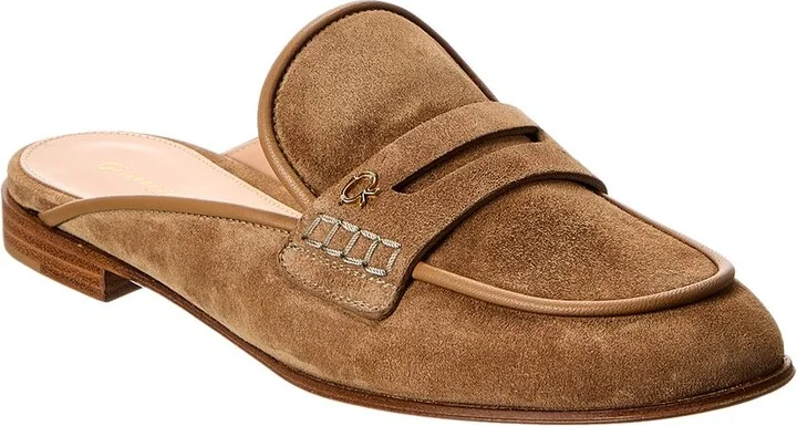 Gianvito Rossi Florio Suede Loafer