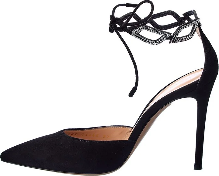 Gianvito Rossi Freya 105 Suede Pump - Image 2