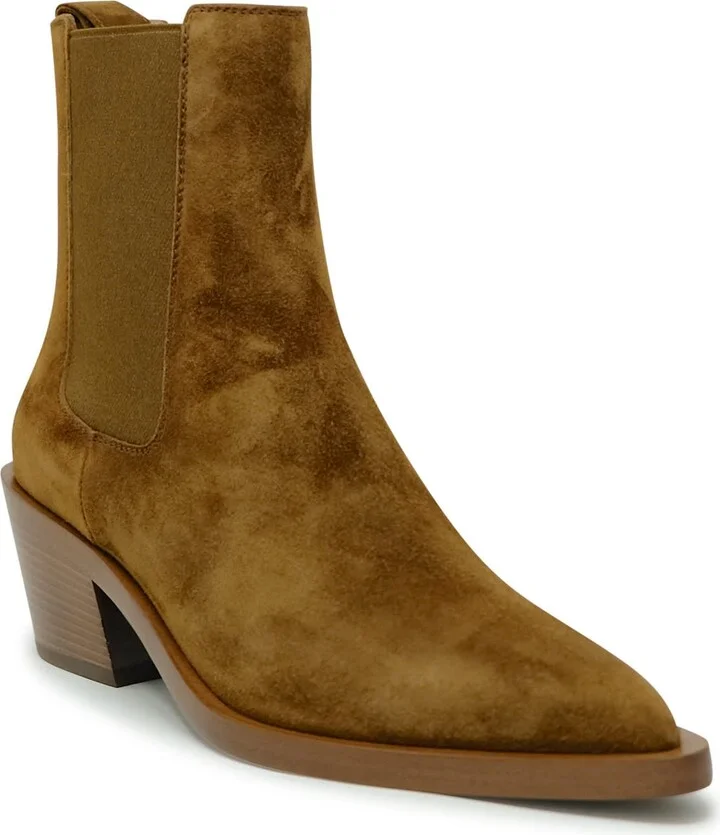 Gianvito Rossi G72901.45cuo.castexa Camel Suede Leather Boots - Image 2