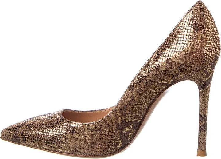Gianvito Rossi Gianvito 105 Leather Pump - Image 2