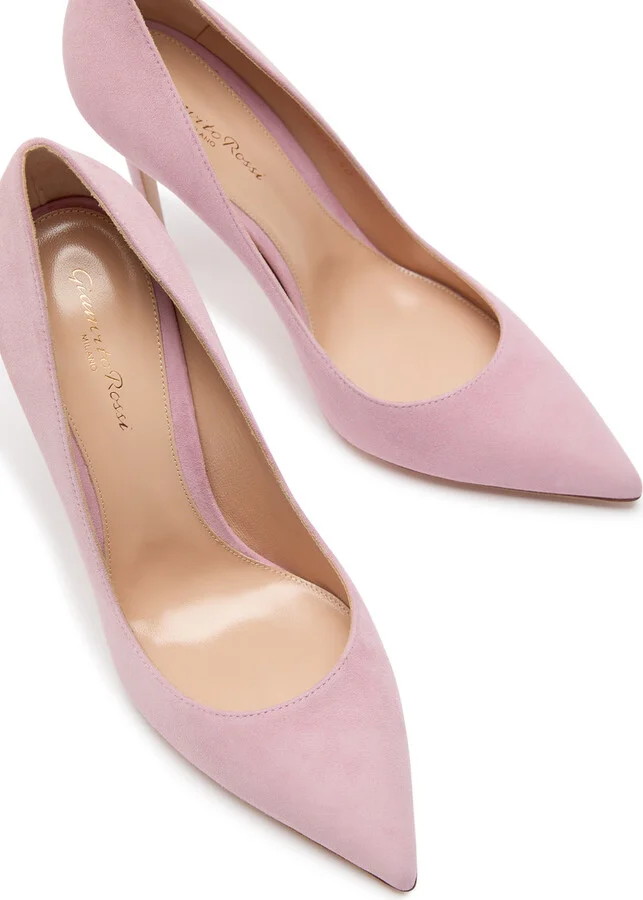 Gianvito Rossi Gianvito 105 Suede Pumps - Image 6