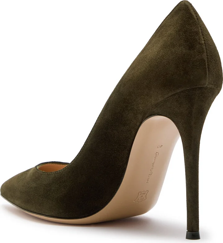 Gianvito Rossi Gianvito 105 Suede Pumps - Image 8