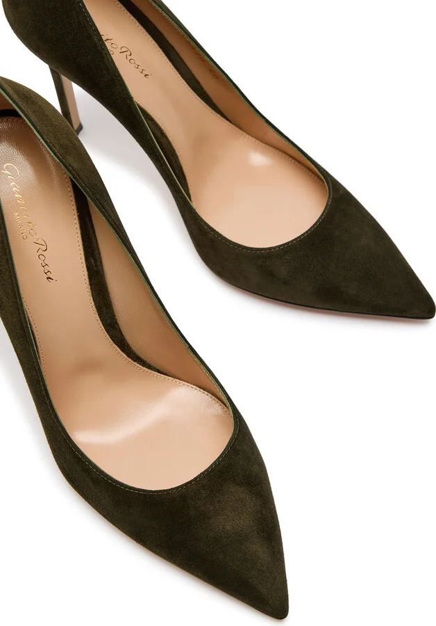 Gianvito Rossi Gianvito 105 Suede Pumps - Image 9