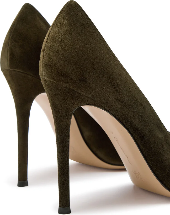 Gianvito Rossi Gianvito 105 Suede Pumps - Image 10