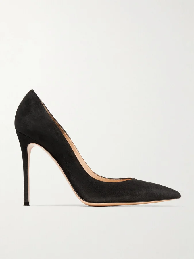 Gianvito Rossi - Gianvito 105 Suede Pumps - Black
