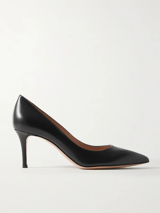 Gianvito Rossi - Gianvito 70 Leather Pumps - Black