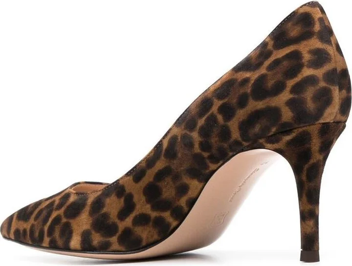 Gianvito Rossi Gianvito 70 Suede Leather Pumps - Image 3