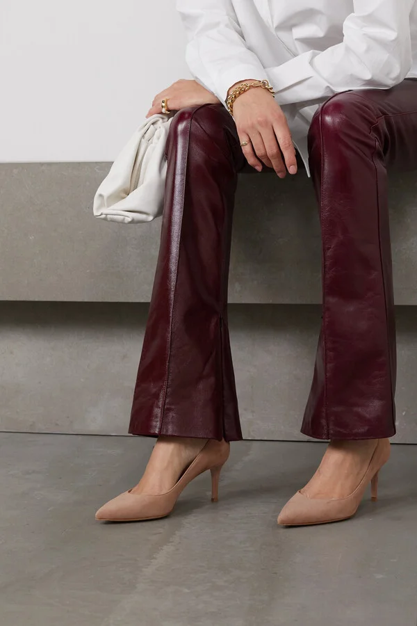 Gianvito Rossi - Gianvito 70 Suede Pumps - Neutrals - Image 2