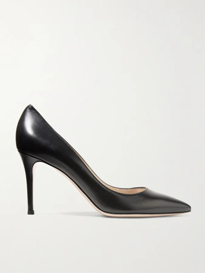 Gianvito Rossi - Gianvito 85 Leather Pumps - Black