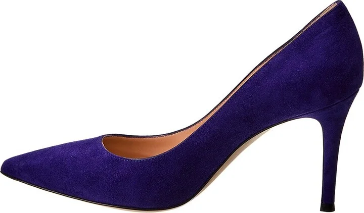 Gianvito Rossi Gianvito 85 Suede Pump - Image 2