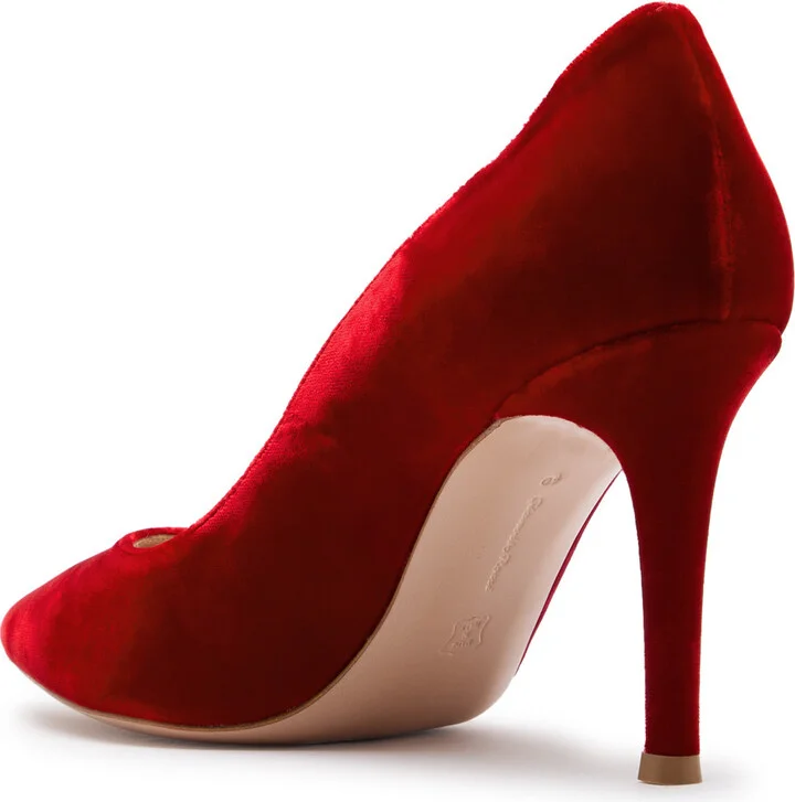Gianvito Rossi Gianvito 85 Velvet Pumps - Image 2