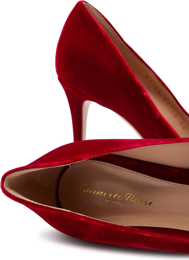 Gianvito Rossi Gianvito 85 Velvet Pumps - Image 4