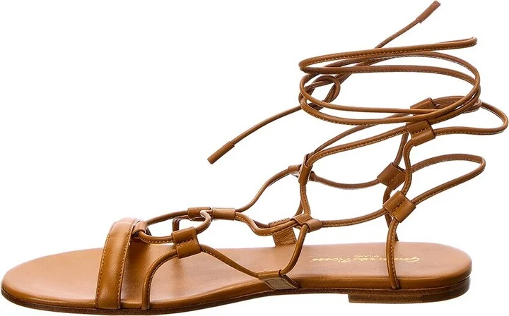 Gianvito Rossi Giza Leather Sandal - Image 2