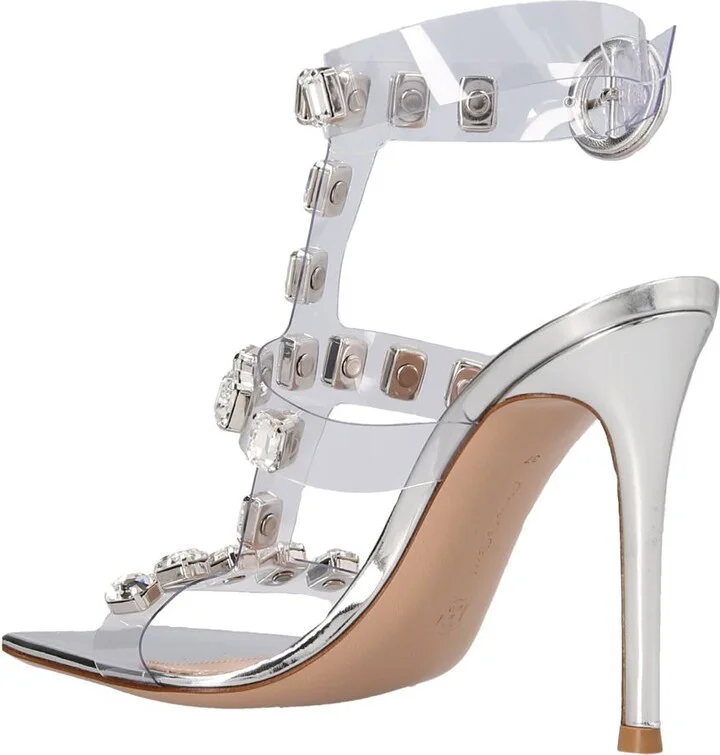 Gianvito Rossi 'Glass' Sandals - Image 2