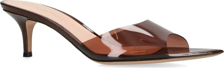 Gianvito Rossi Glass Vernice Heeled Mules 55 - Image 3