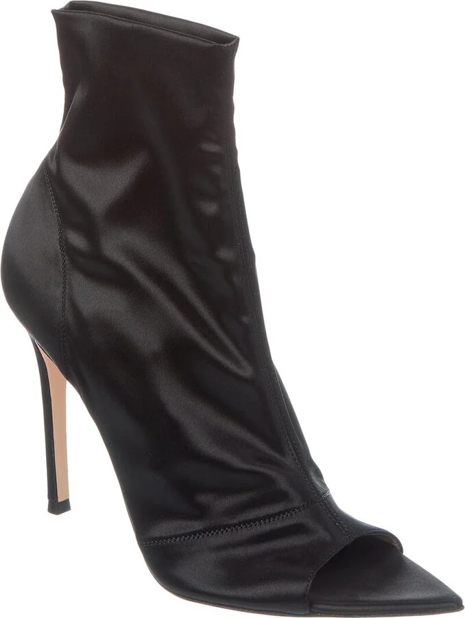 Gianvito Rossi Gotham 150 Satin Bootie