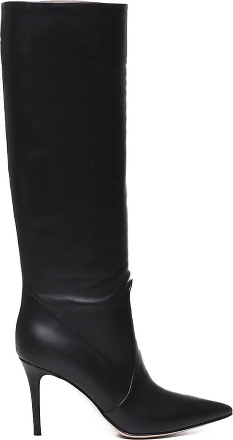 Gianvito Rossi Hansen Pointed Toe High Heel Boots