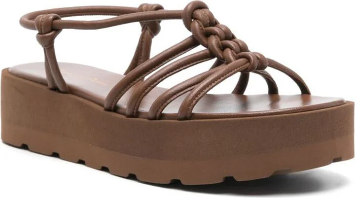 Gianvito Rossi Hebe Leather Sandals - Image 2