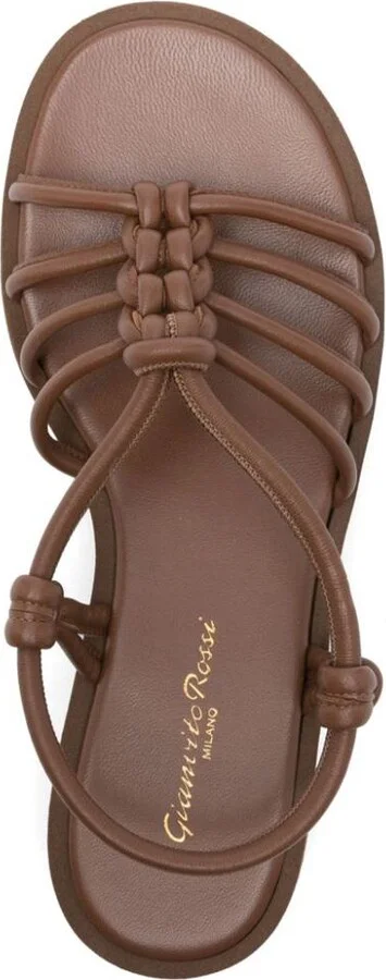 Gianvito Rossi Hebe Leather Sandals - Image 3