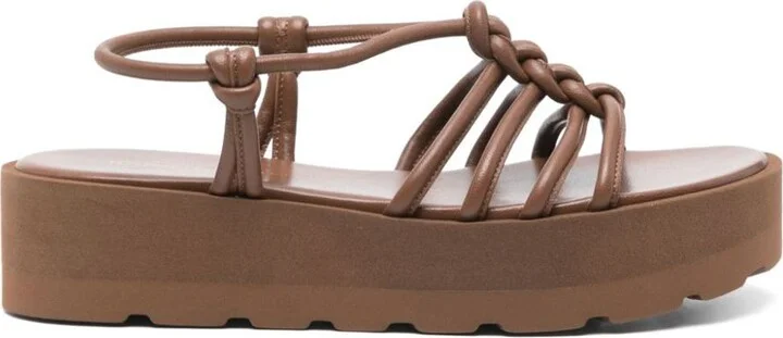 Gianvito Rossi Hebe Leather Sandals