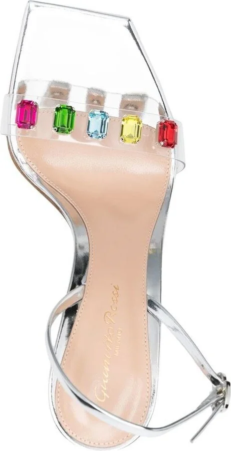 Gianvito Rossi High Heels Ribbon Sandals - Image 3