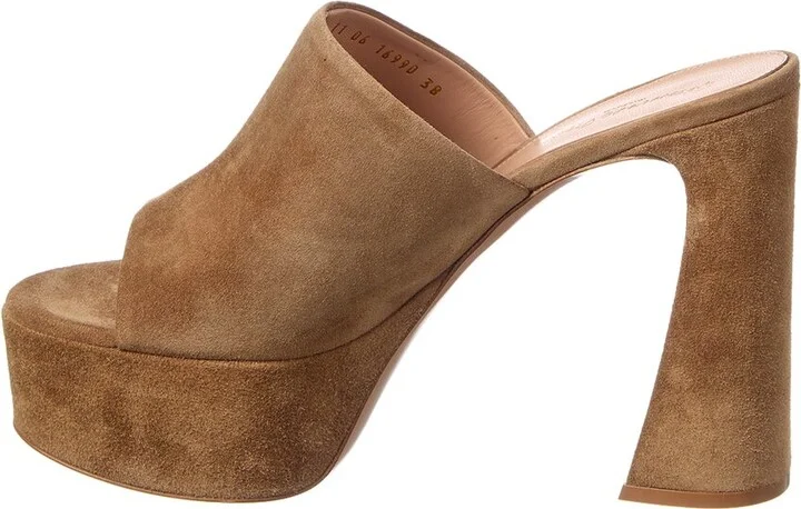 Gianvito Rossi Holly Suede Mule - Image 2