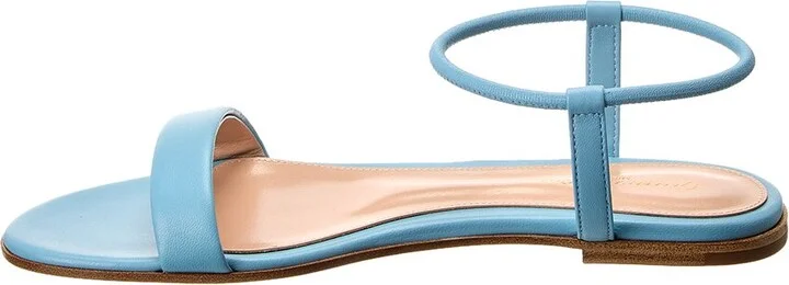 Gianvito Rossi Jaime Leather Sandal - Image 2