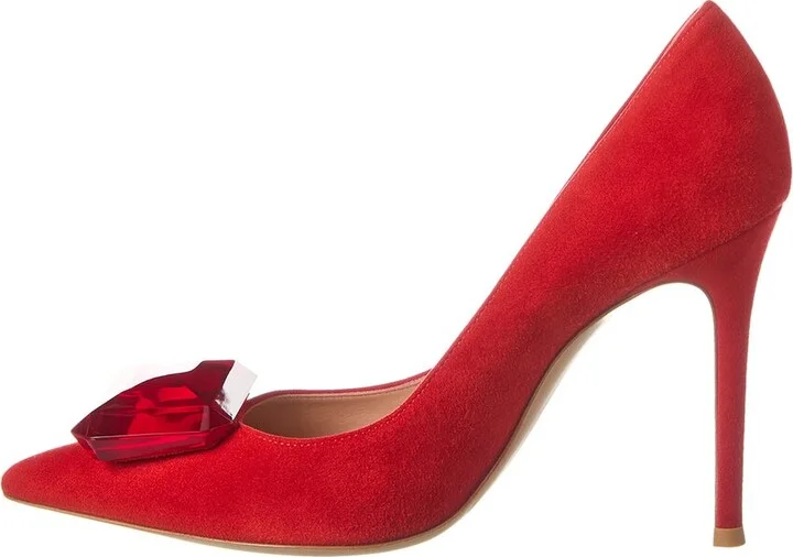 Gianvito Rossi Jaipur 105 Suede Pump - Image 2