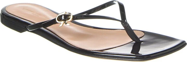 Gianvito Rossi Jaipur Patent Sandal