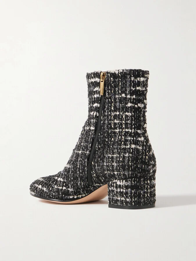 Gianvito Rossi - Joelle 45 Tweed Ankle Boots - Multi - Image 3