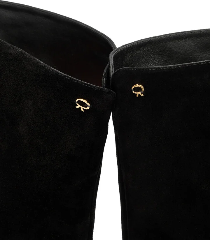Gianvito Rossi Joelle 50 Suede Knee-high Boots - Image 4