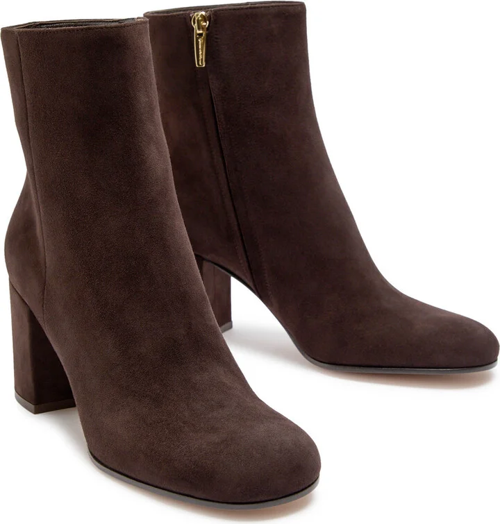Gianvito Rossi Joelle 80 Suede Ankle Boots - Image 3