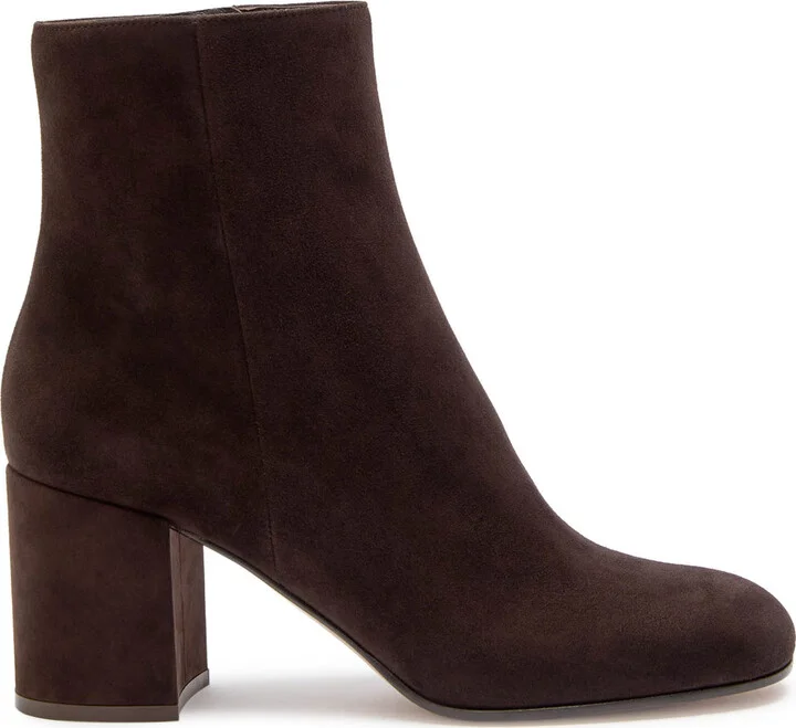 Gianvito Rossi Joelle 80 Suede Ankle Boots