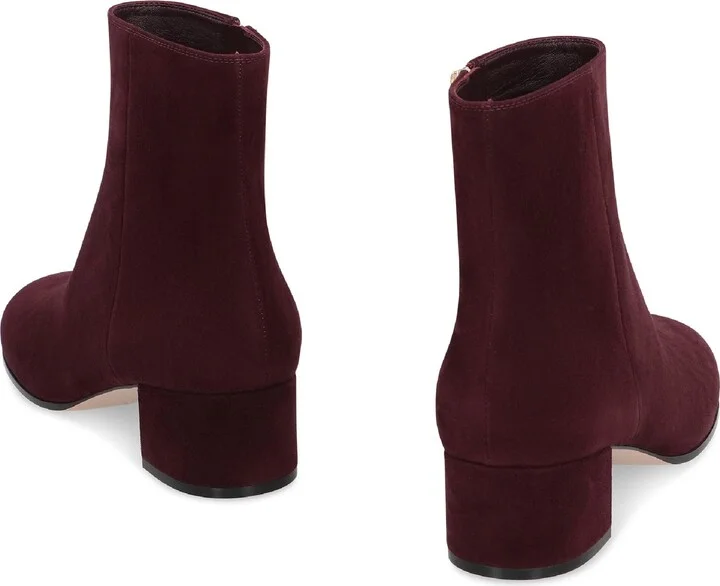 Gianvito Rossi Joelle Suede Ankle Boots - Image 4