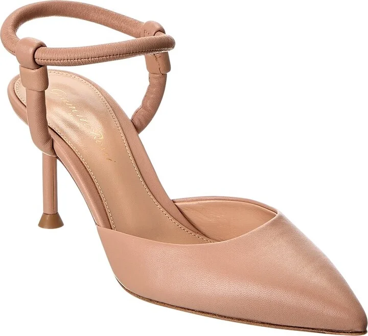 Gianvito Rossi Juno D'orsay 70 Leather Pump