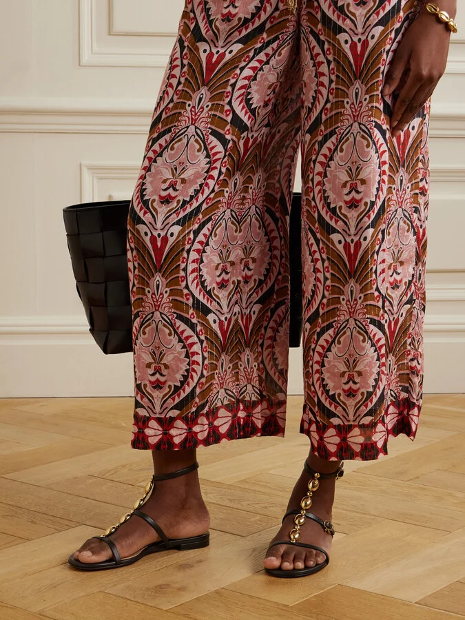 Gianvito Rossi - Kalinda Embellished Leather Sandals - Brown - Image 2