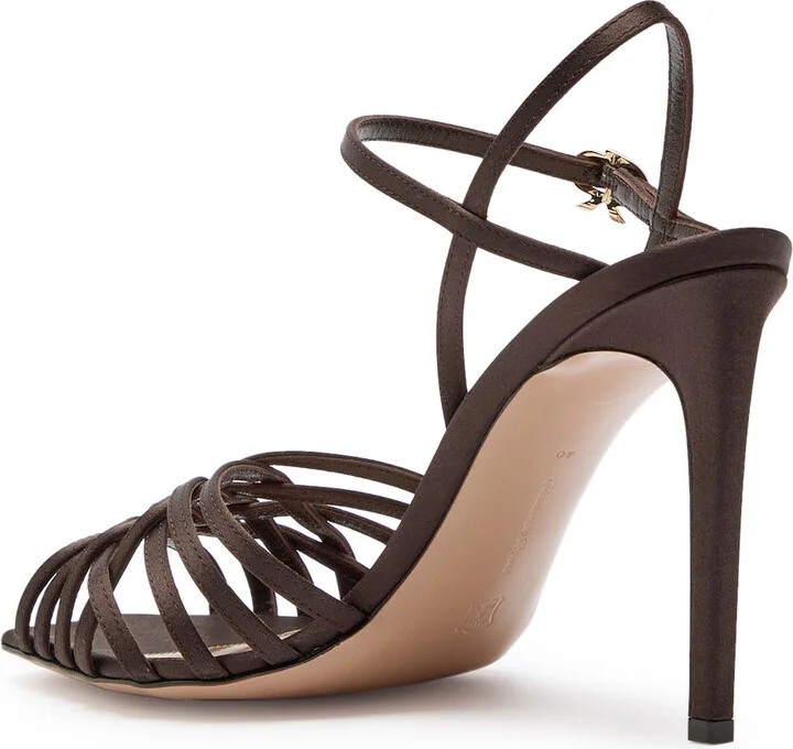 Gianvito Rossi Kerry 100 Satin Sandals - Image 2