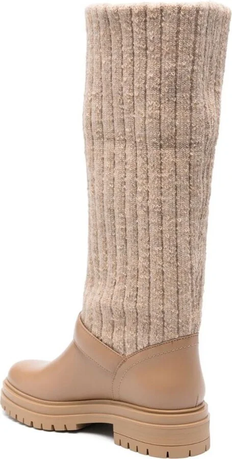 Gianvito Rossi Knitted Boots - Image 4