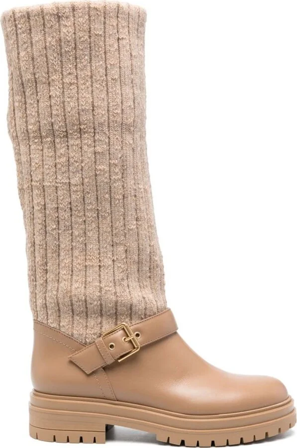 Gianvito Rossi Knitted Boots