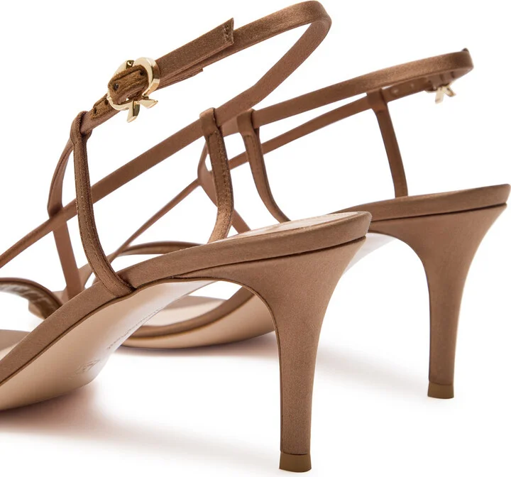 Gianvito Rossi Larisse 70 Satin Sandals - Image 4
