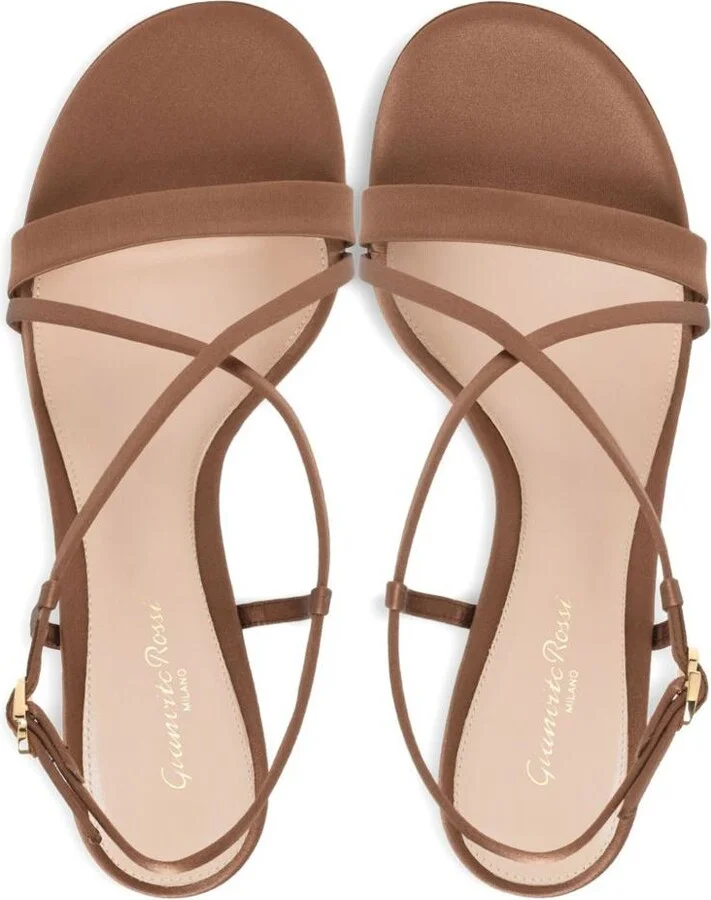 Gianvito Rossi Larisse Leather Sandals - Image 3