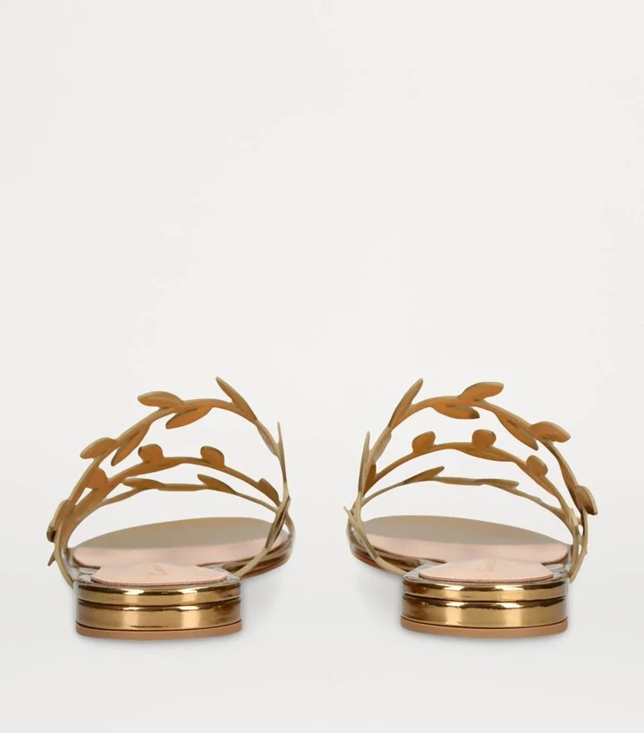 Gianvito Rossi Laurel-Detail Flavia Sandals - Image 3
