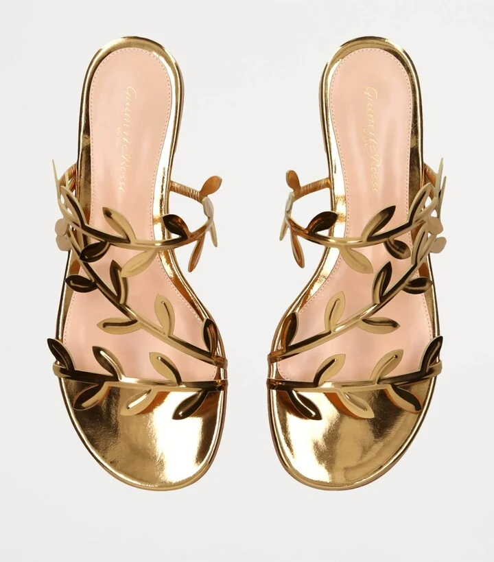 Gianvito Rossi Laurel-Detail Flavia Sandals - Image 6