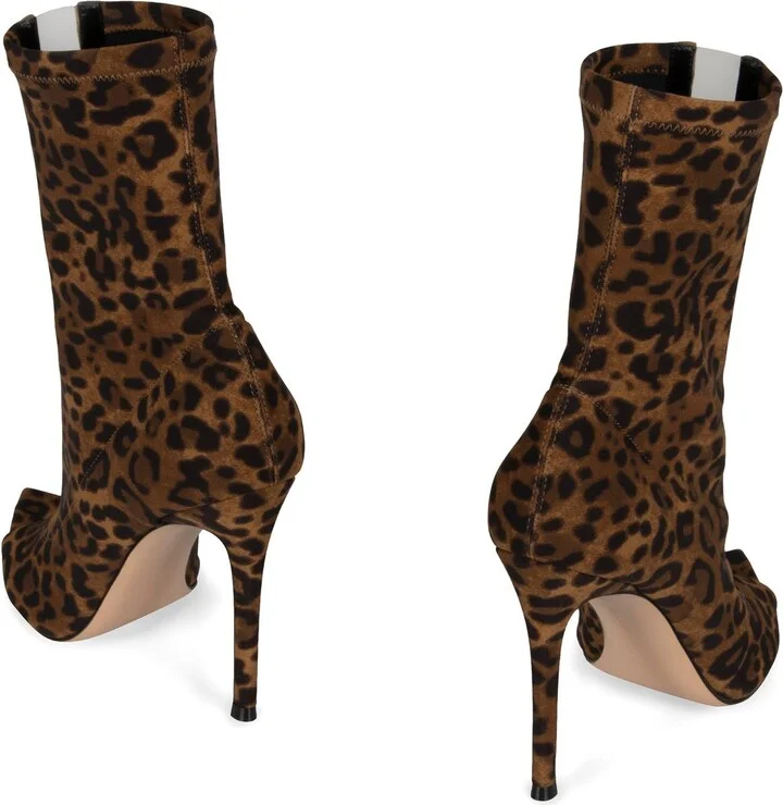 Gianvito Rossi Leather Ankle Boots - Image 4