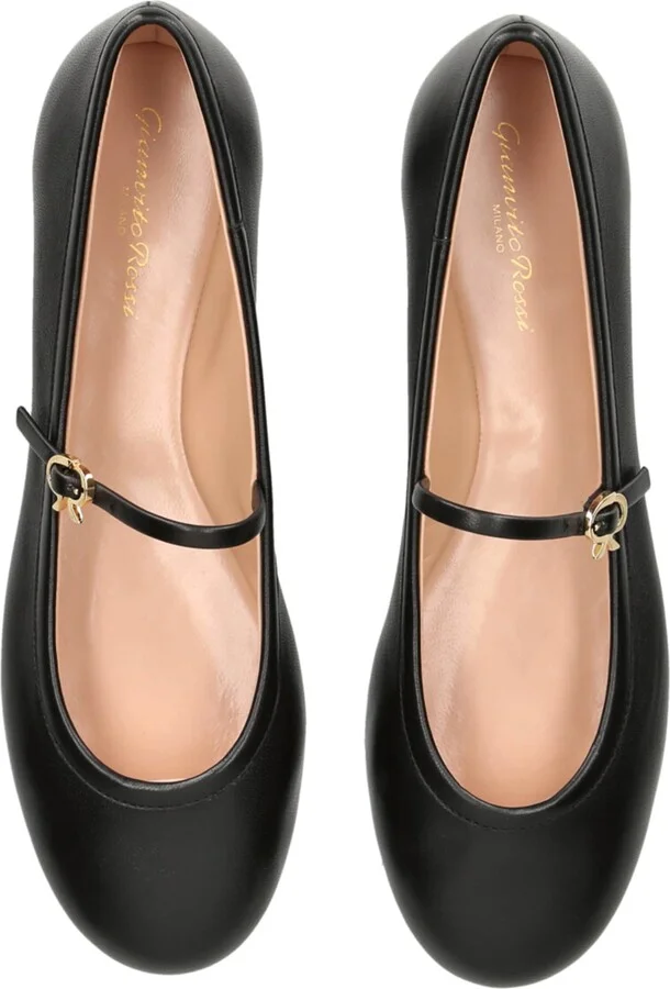 Gianvito Rossi Leather Ballet Flats - Image 6