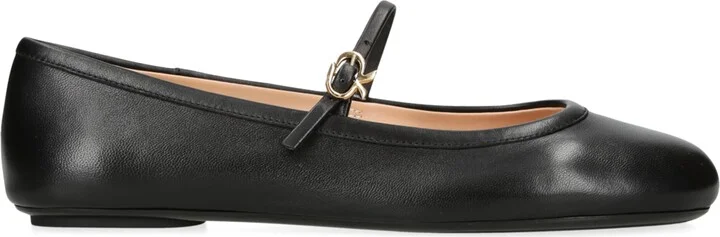 Gianvito Rossi Leather Ballet Flats