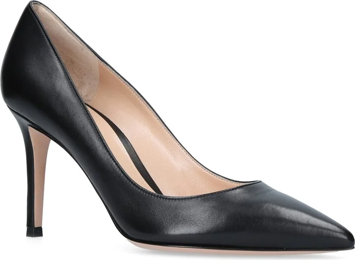 Gianvito Rossi Leather Gianvito Pumps 85 - Image 3
