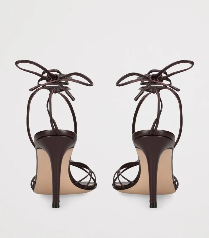 Gianvito Rossi Leather Gwyneth Sandals 80 - Image 2